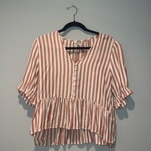MADEWELL STRIPED BLOUSE